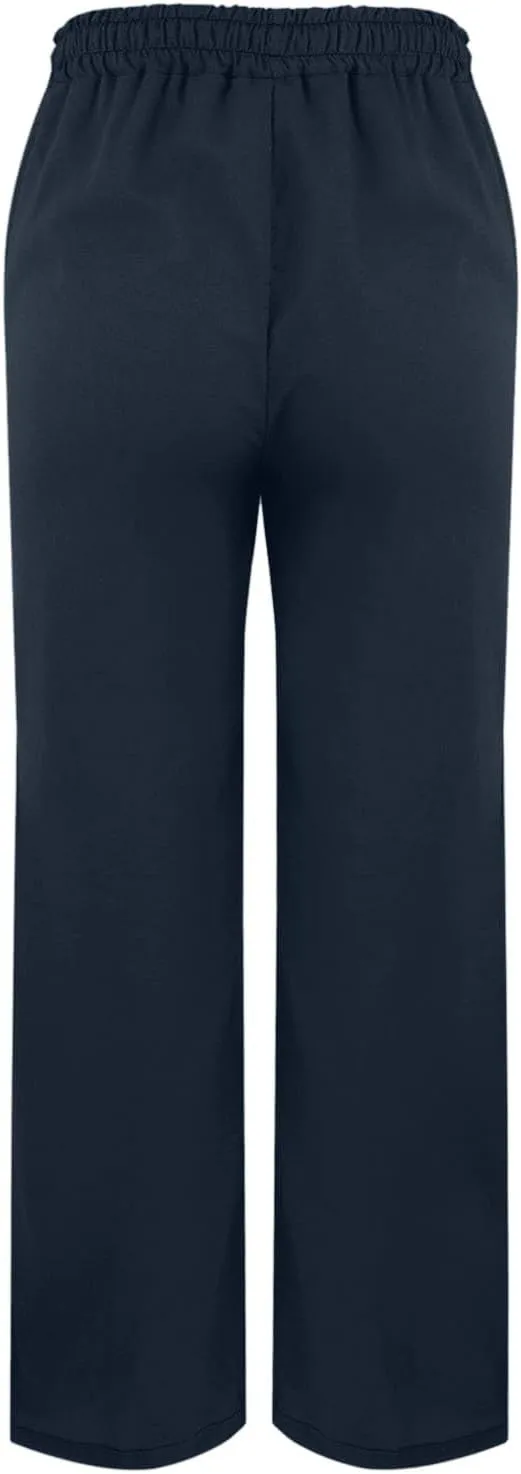 Linen Pants Women Summer Beach Elastic High Waist Lounge Pant Straight Leg Casual Loose Lightweight Fashion Trousers