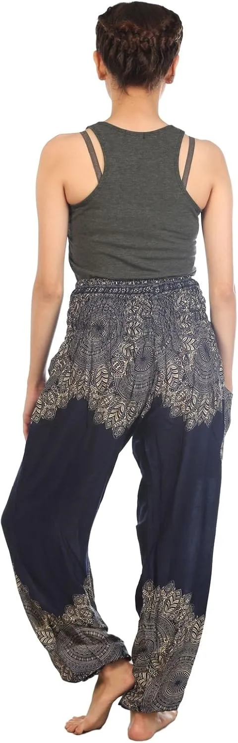 LOFBAZ Harem Boho Pants for Women Yoga S-4XL Plus Hippie Clothing PJ