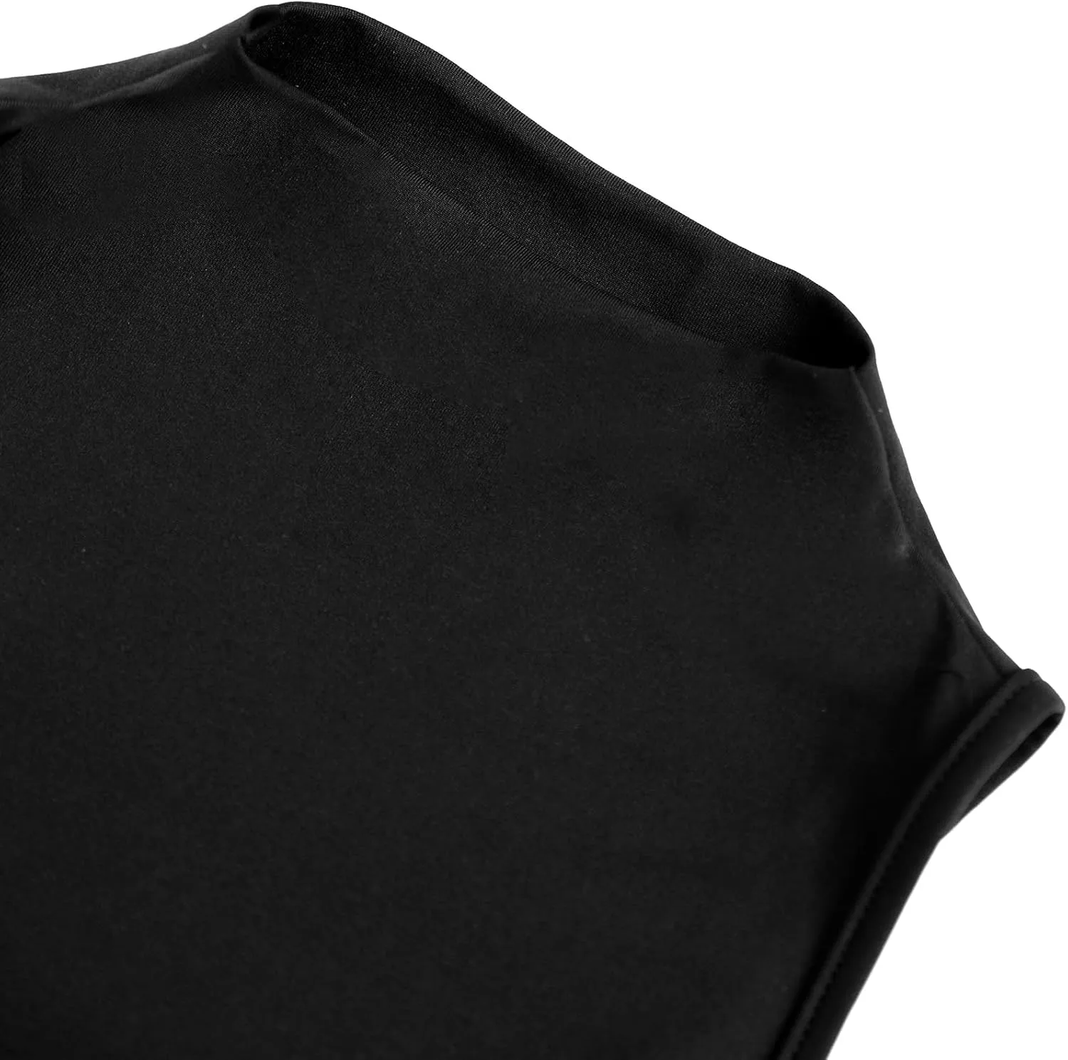 LovelyWholesale Womens Sexy Crop Tops Turtle Neck Summer Tank Top Sleeveless Shirt