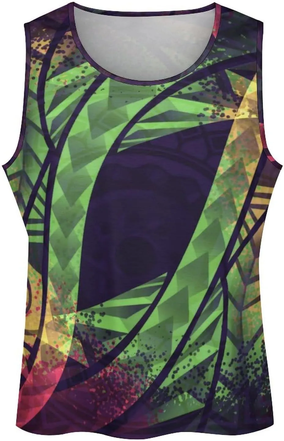 Men Polynesian Tribal Quick Dry Workout Tank Top Hawaiian Samoan Gym Muscle Tee Bodybuilding Sleeveless Shirt