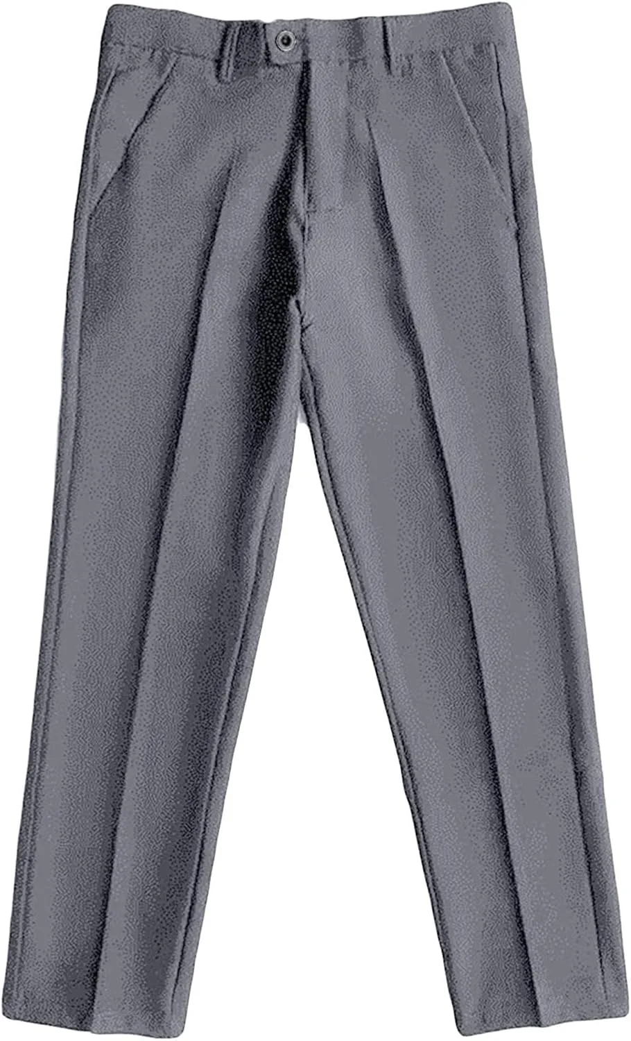 Men's Business Suit Pants Casual Pants Slim Fit Flex Flat Front Pant Stretch Tapered Chino Pants Trousers (34,Grey)
