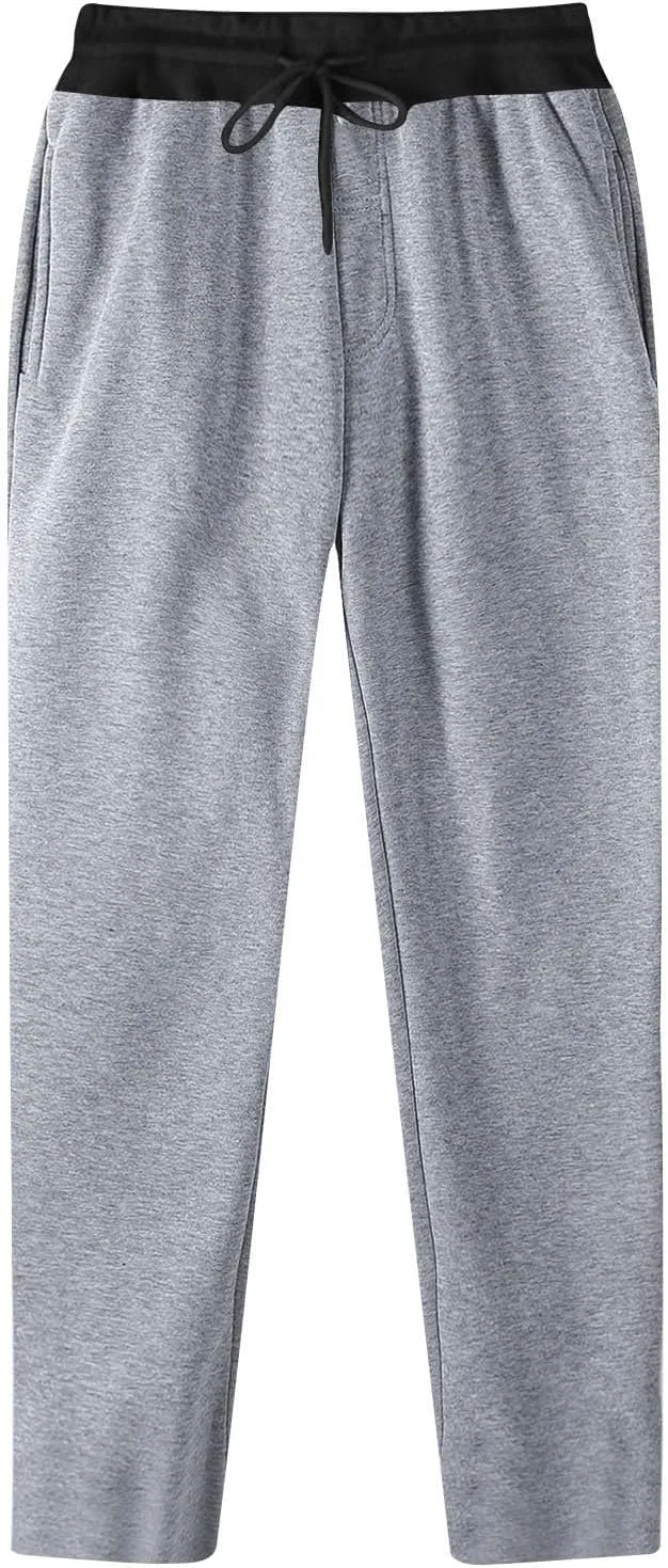Mens Cargo Pants, Solid Color Loose Fit Drawstring Pant Outdoor Fashion Casual Lightweight Jogger Sweatpants Streetwear