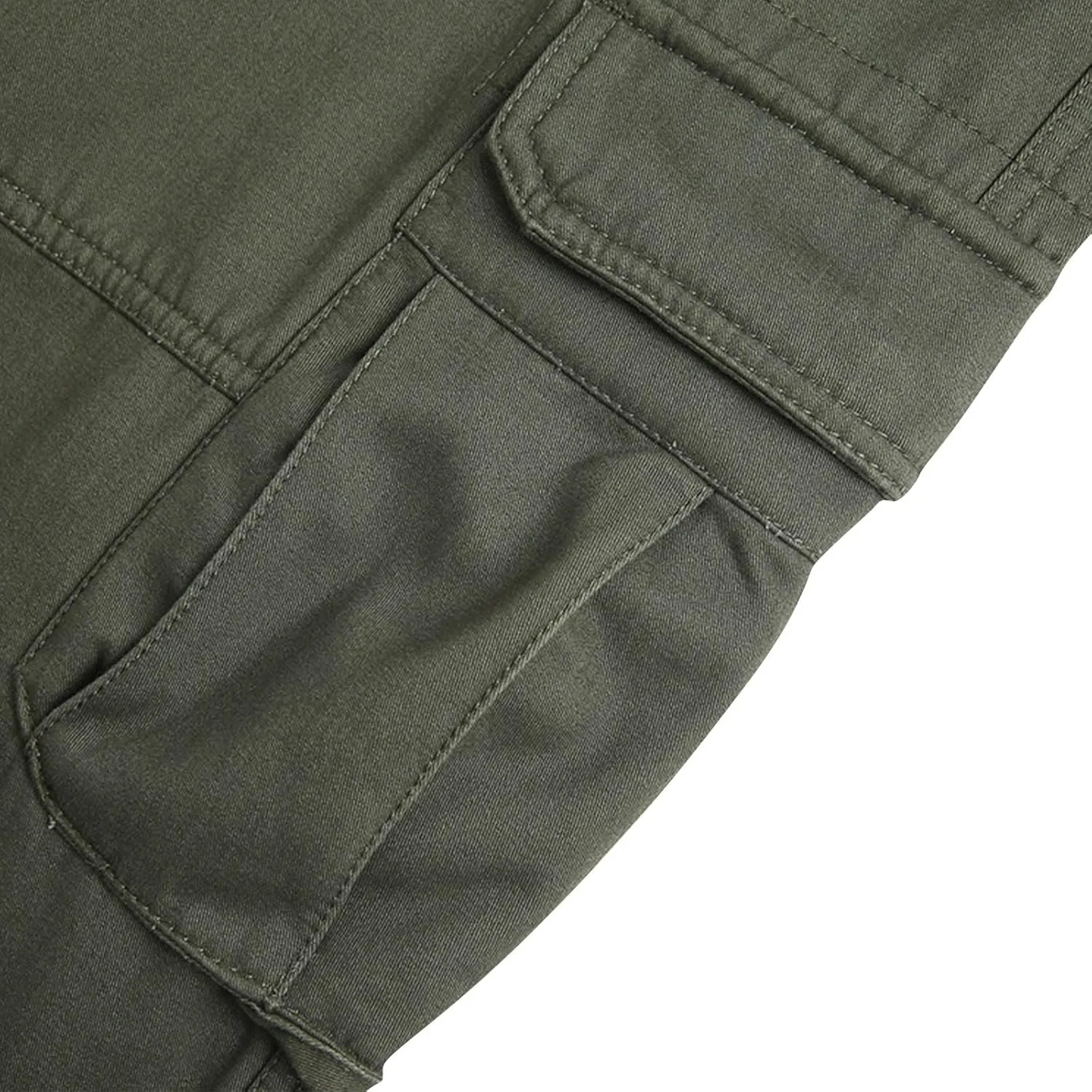Mens Cargo Pants Straight Leg Outdoor Hiking Work Pants Stretch Multi Pockets Lightweight Classic Tactical Pants