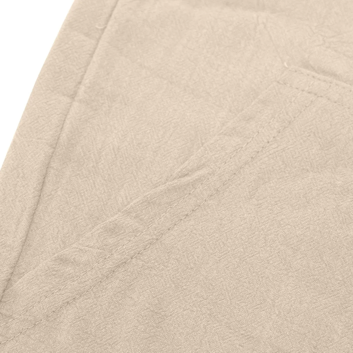 Mens Linen Cargo Pants Casual Drawstring Summer Beach Pants Elastic Waist Yoga Jogger Pants with Pockets