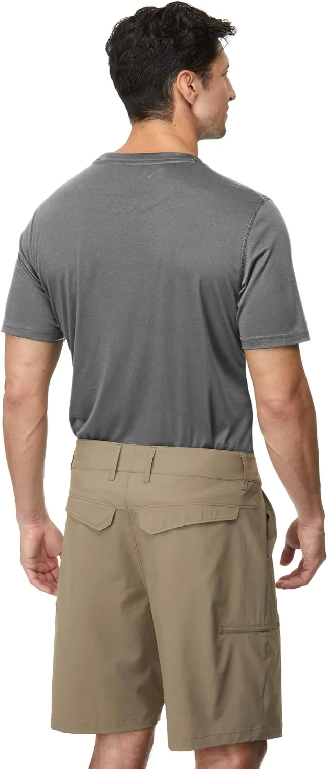 Men's Short Sleeve Performance Tee - Quick-Drying, Moisture-Wicking, Anti-Odor Activewear Fitness, Hiking, Camping