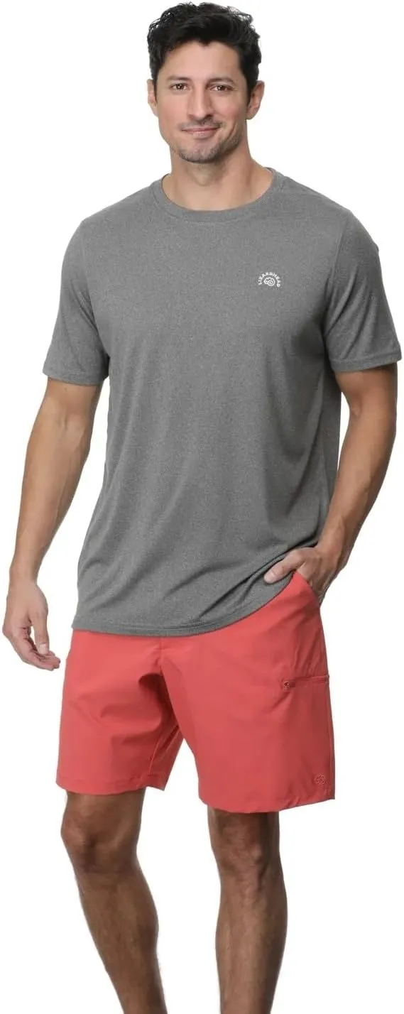 Men's Short Sleeve Performance Tee - Quick-Drying, Moisture-Wicking, Anti-Odor Activewear Fitness, Hiking, Camping