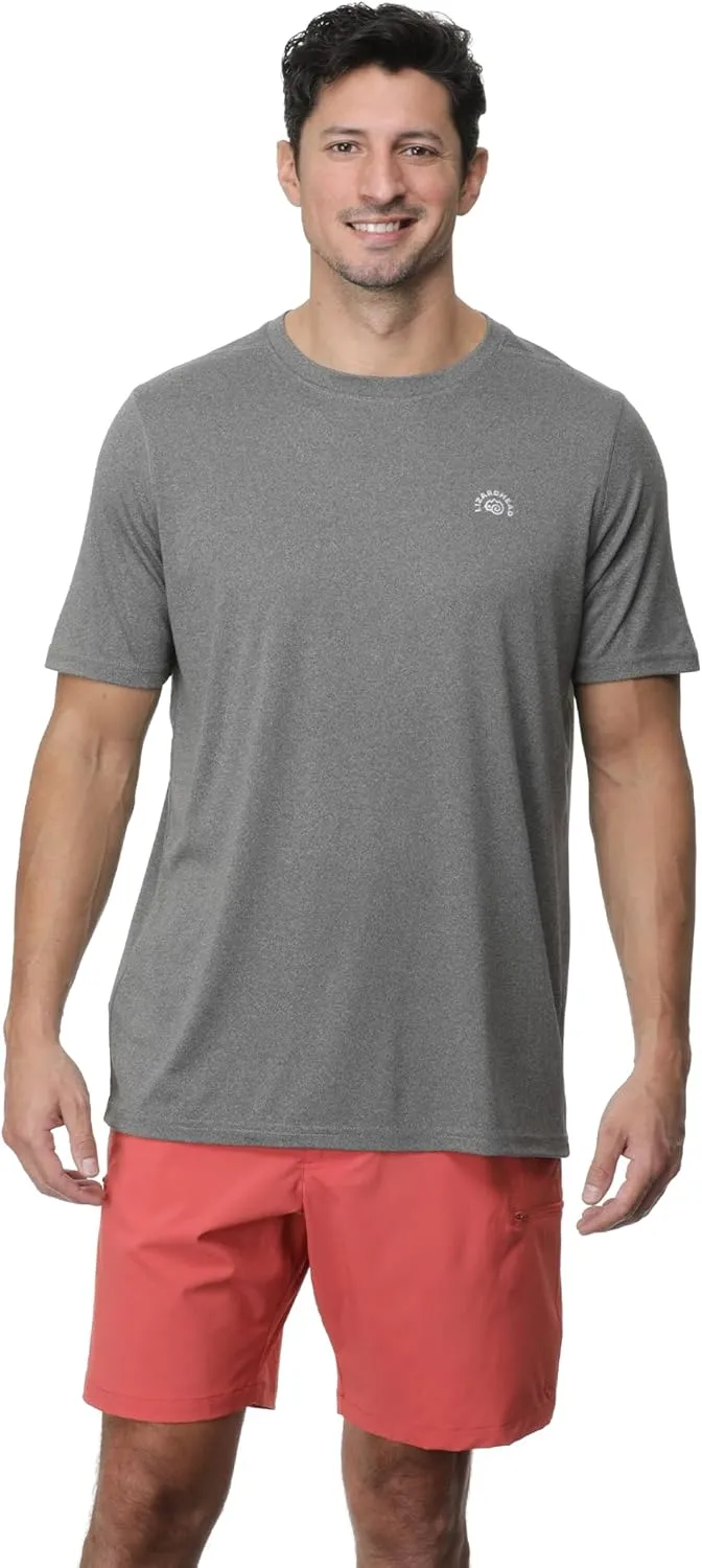 Men's Short Sleeve Performance Tee - Quick-Drying, Moisture-Wicking, Anti-Odor Activewear Fitness, Hiking, Camping