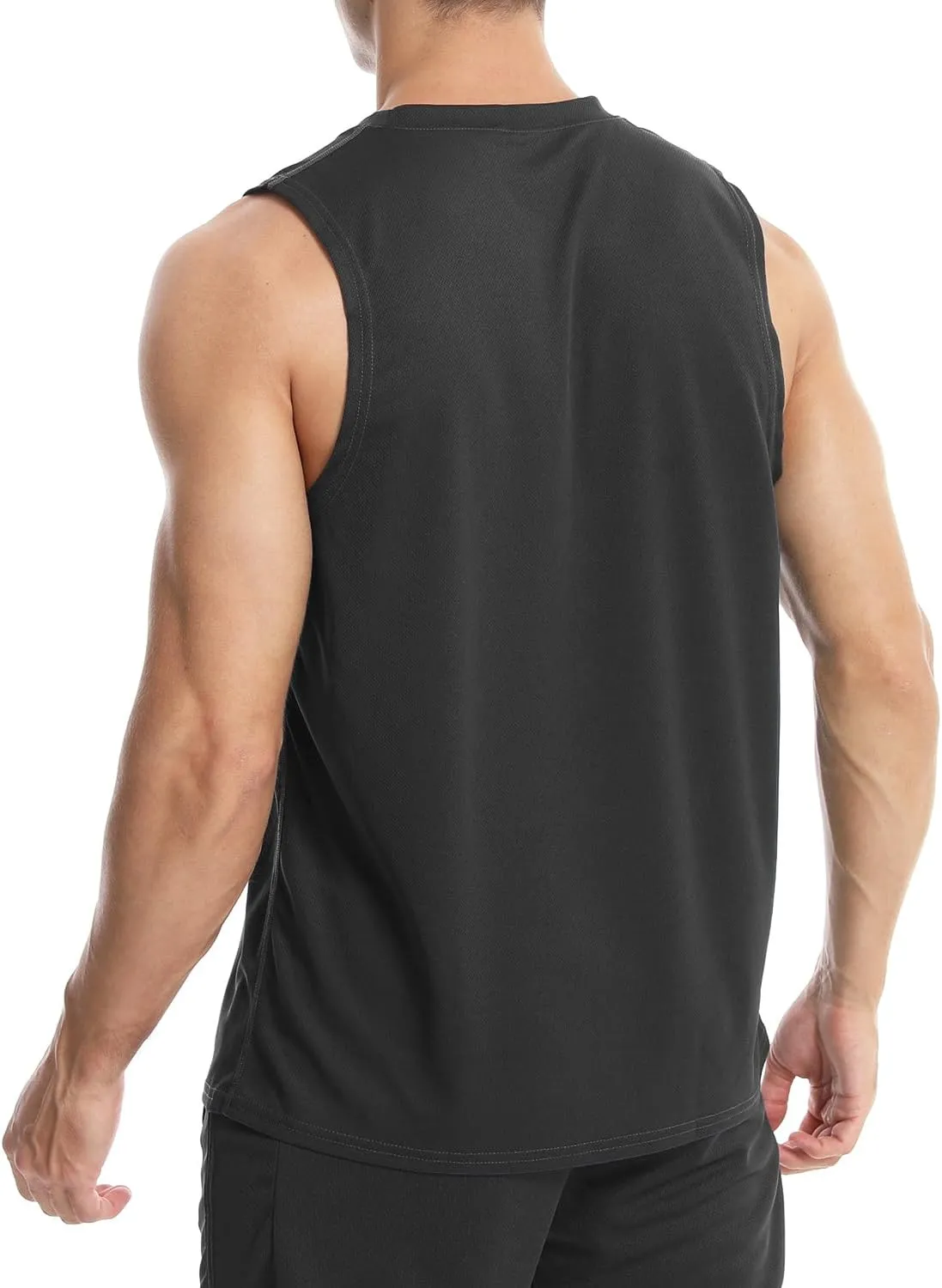 Men's Sleeveless Gym Shirts Quick-Drying Training Running Bodybuilding Athletic Tank Top