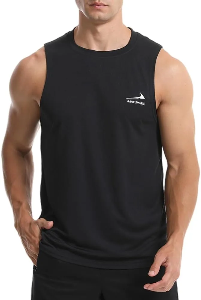 Men's Sleeveless Gym Shirts Quick-Drying Training Running Bodybuilding Athletic Tank Top