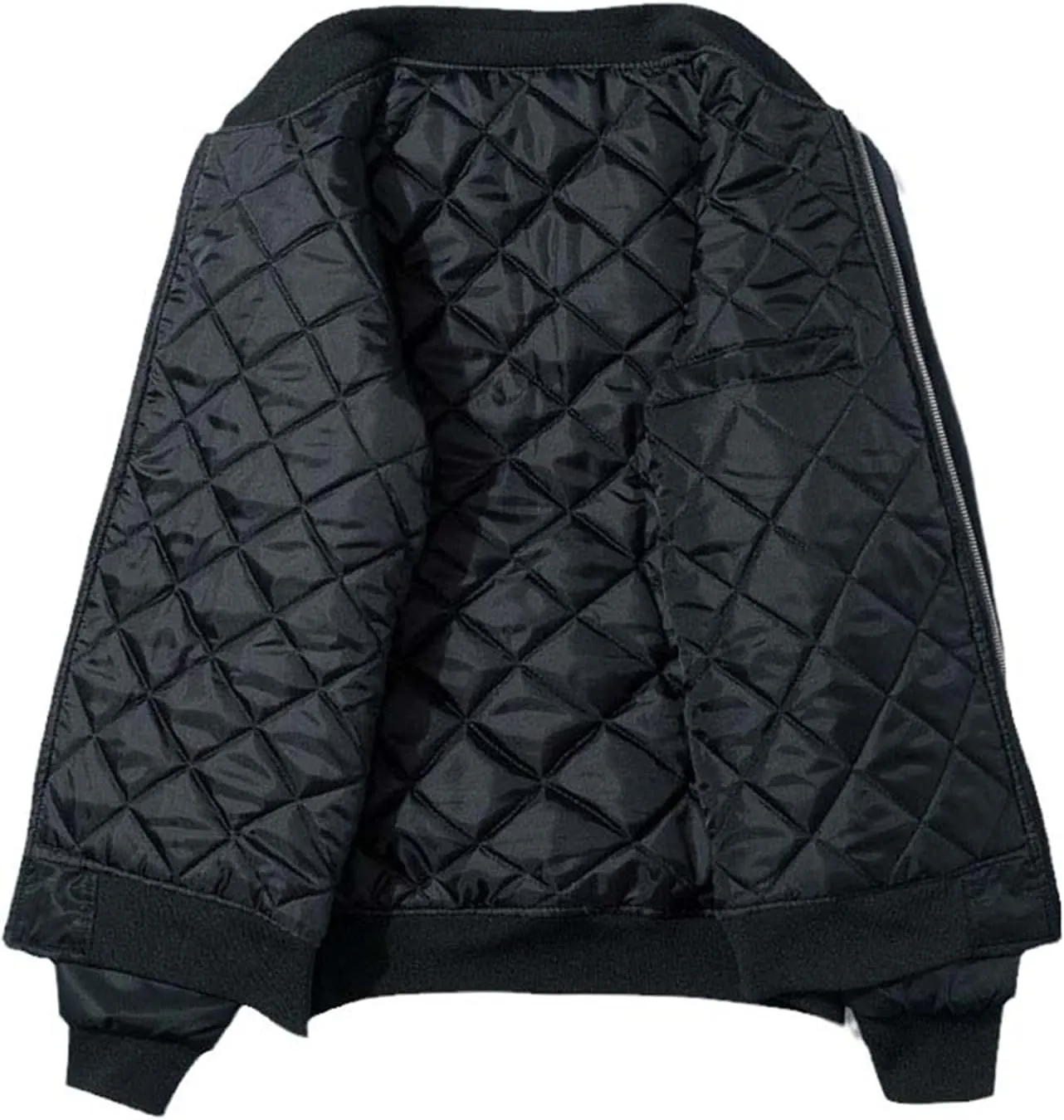 Men's Spring Autumn Winter Embroidered Jacket Sukajan Coat Youth Baseball Coat Thick Pilot Jackets Cotton Padded