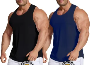 Men's Workout Trainning Tank Tops Slim Fit Muscle T Shirt Quick Dry Runnning Top Athletic Gym Tee