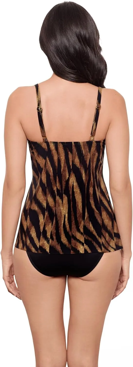 Miraclesuit Women's Swimwear Marina Sweetheart Neckline Underwire Bra Tankini Bathing Suit Top