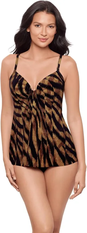 Miraclesuit Women's Swimwear Marina Sweetheart Neckline Underwire Bra Tankini Bathing Suit Top
