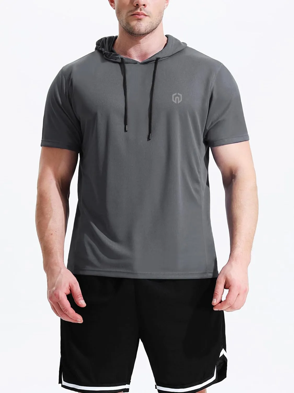 NELEUS Dry Fit Workout Athletic Muscle Tank Top Running Shirts with Hoods