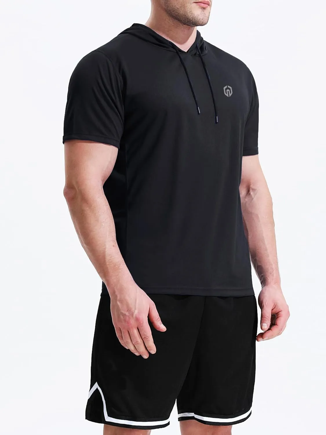 NELEUS Dry Fit Workout Athletic Muscle Tank Top Running Shirts with Hoods