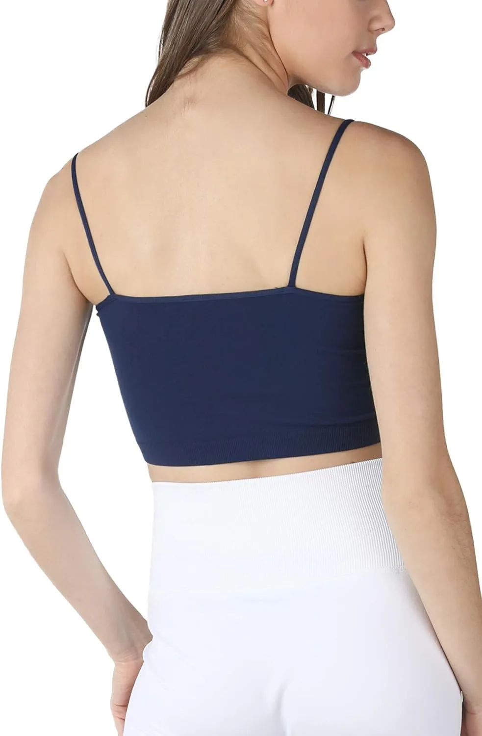 NIKIBIKI Women Seamless Classic Crop Top Bralette, Made in U.S.A, One Size