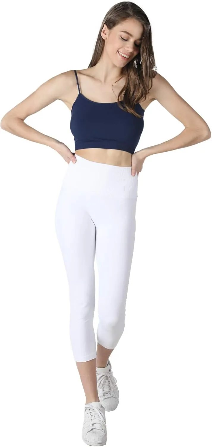 NIKIBIKI Women Seamless Classic Crop Top Bralette, Made in U.S.A, One Size