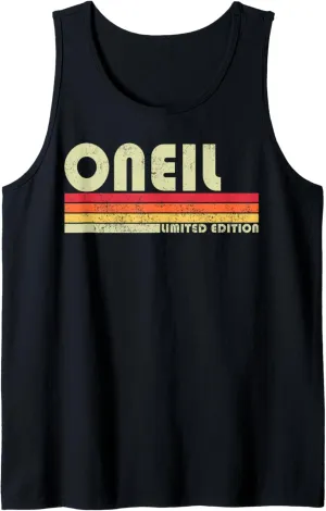 ONEIL Surname Funny Retro Vintage 80s 90s Gifts Men Women Tank Top