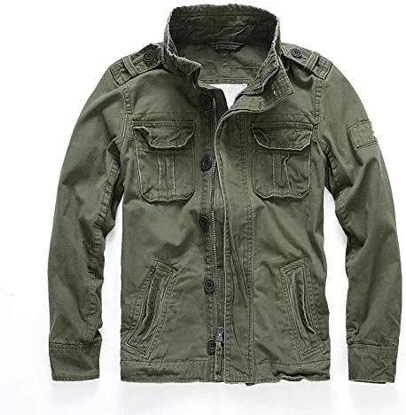OTFTHPCW Camo Jacket Boys Casual Wear Denim Jacket Men Military Winter Thick Camouflage Coat Male Sportswear