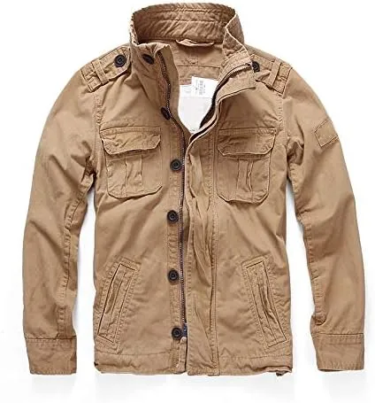 OTFTHPCW Camo Jacket Boys Casual Wear Denim Jacket Men Military Winter Thick Camouflage Coat Male Sportswear