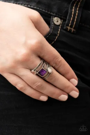 Paparazzi Ring ~ Galactic Governess - Purple