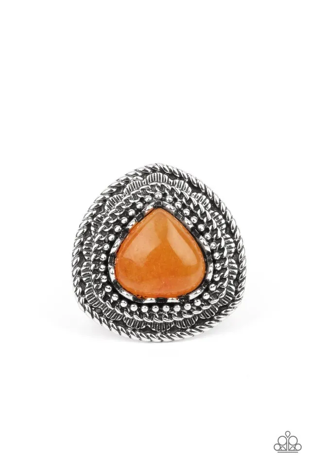 Paparazzi Ring ~ Genuinely Gemstone - Orange