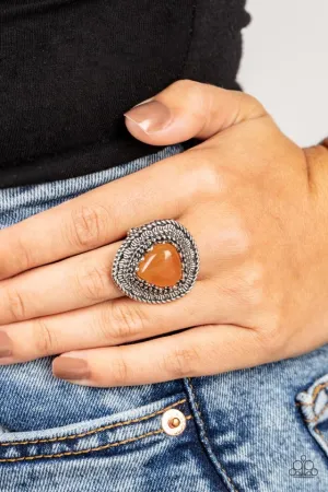 Paparazzi Ring ~ Genuinely Gemstone - Orange