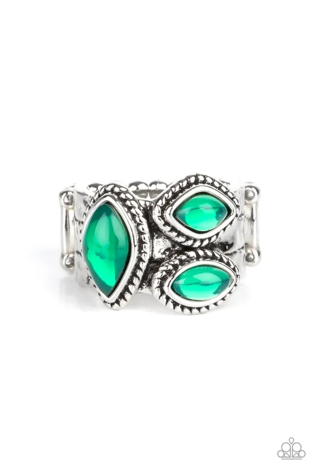 Paparazzi Ring ~ The Charisma Collector - Green