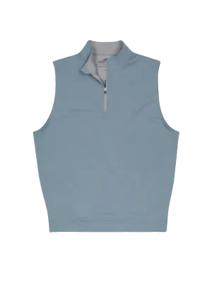 Performance Classic 1/4 Zip Vest Stone Blue