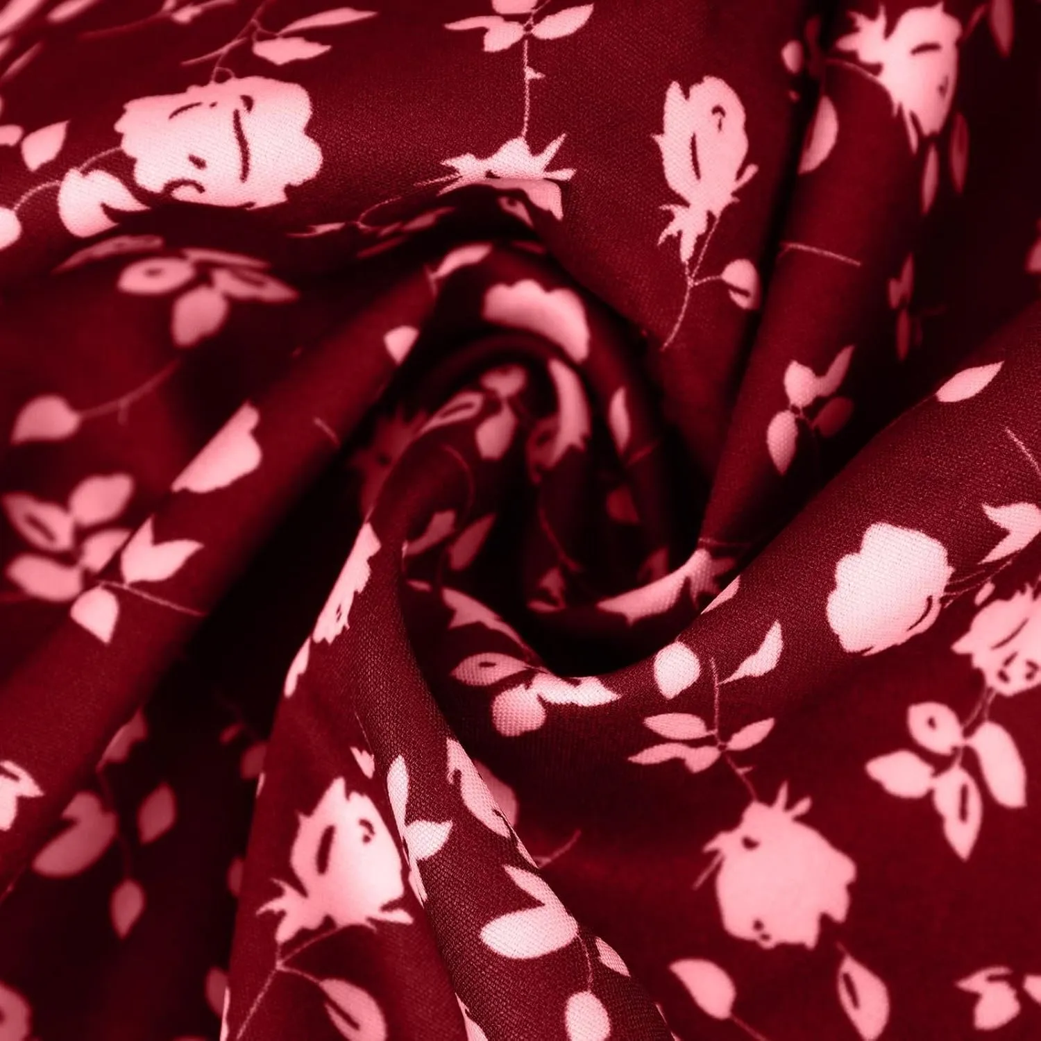Plus Size Boho Floral A-Line Dress Women Summer Wrap V Neck Belted Midi Dress Casual Elegant Flowy Photograph Dress