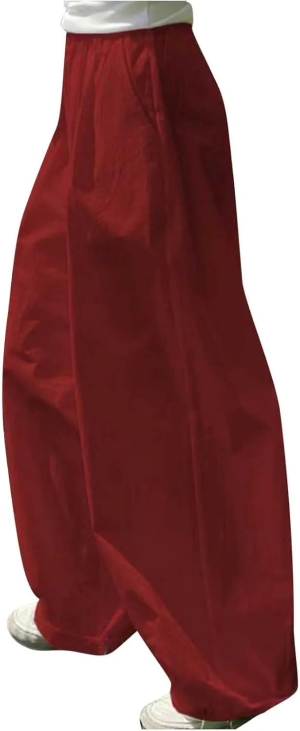 Plus Size Spring Cotton Linen Trousers for Women's Solid Elastic Waist Straight Tube Casual Wide Leg Lounge Pants