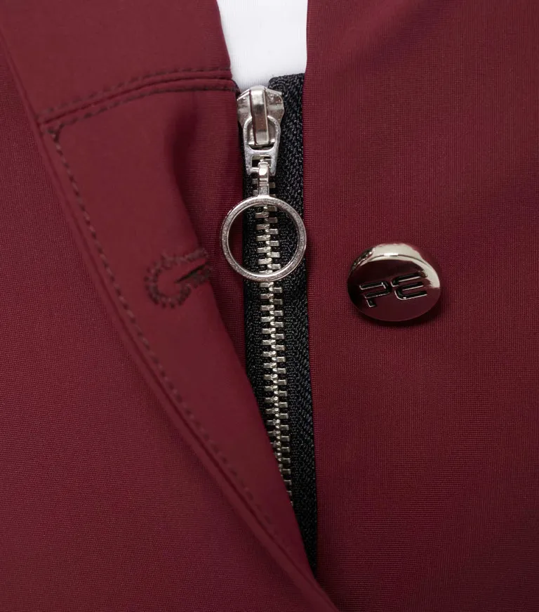 Premier Equine Hagen Junior Competition Jacket - burgundy