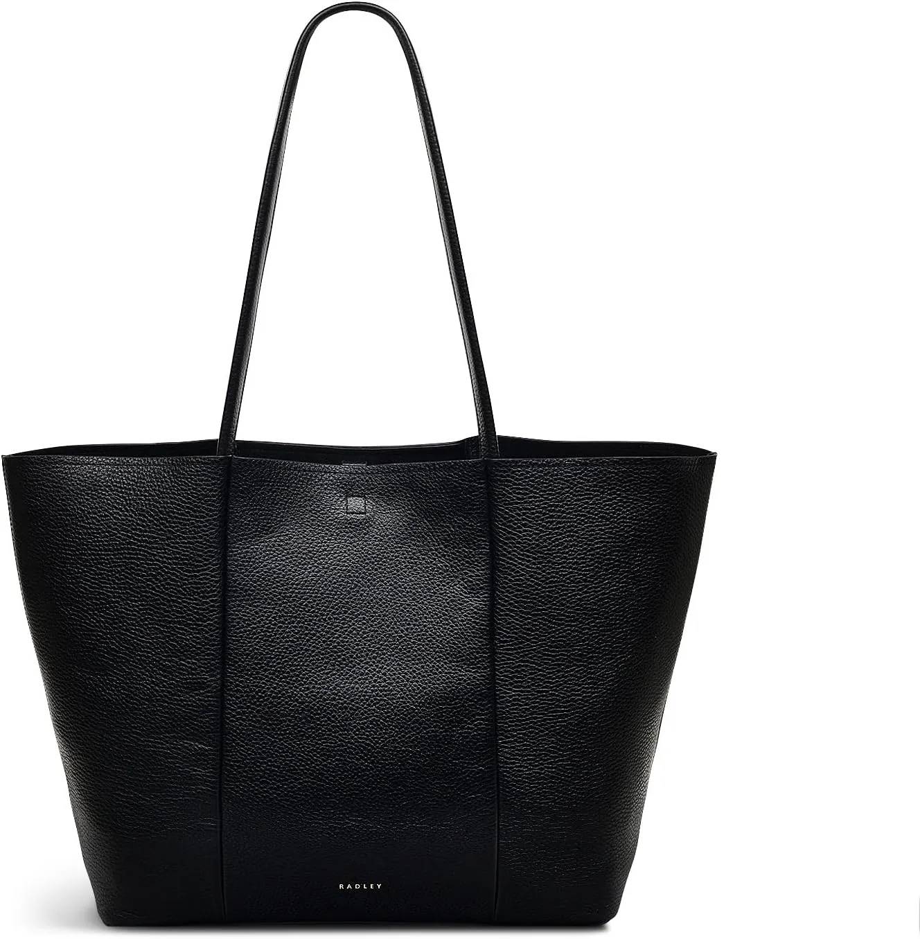 RADLEY London Henrietta Place Womens Large Leather Open Top Tote Bag, Black