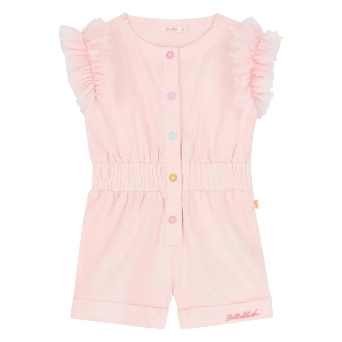 RUFFLE SLEEVE ROMPER
