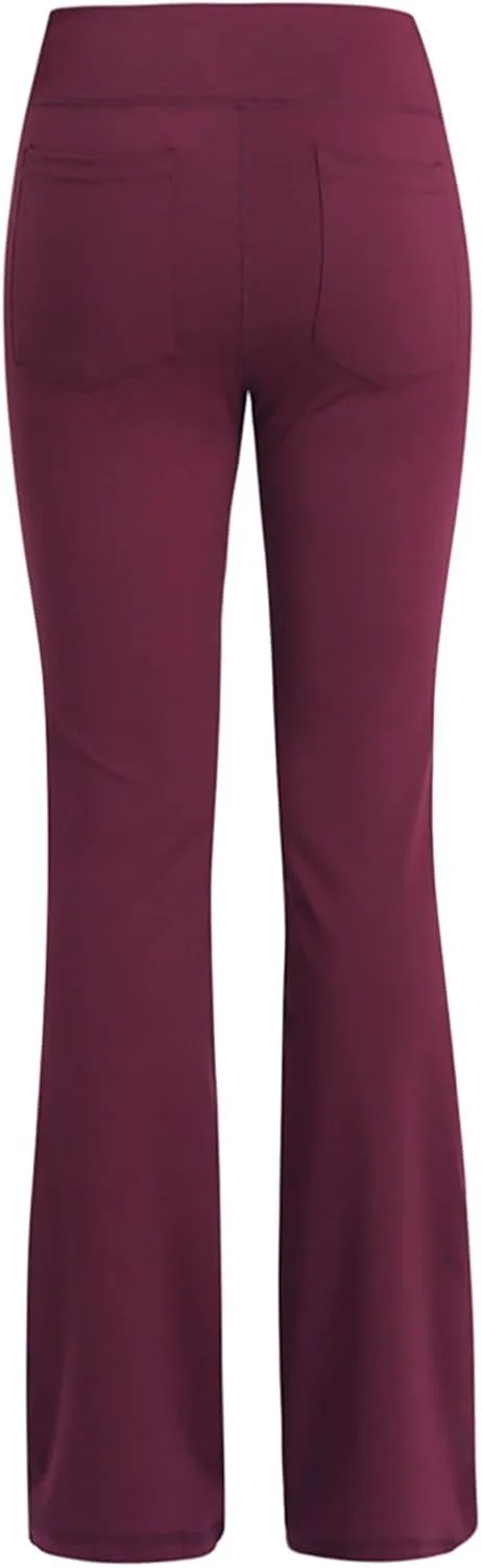 Scrunch Butt Lifting Leggings for Women High Trousers for Yoga Flared Straight Fitness Workout Yoga Leggings for