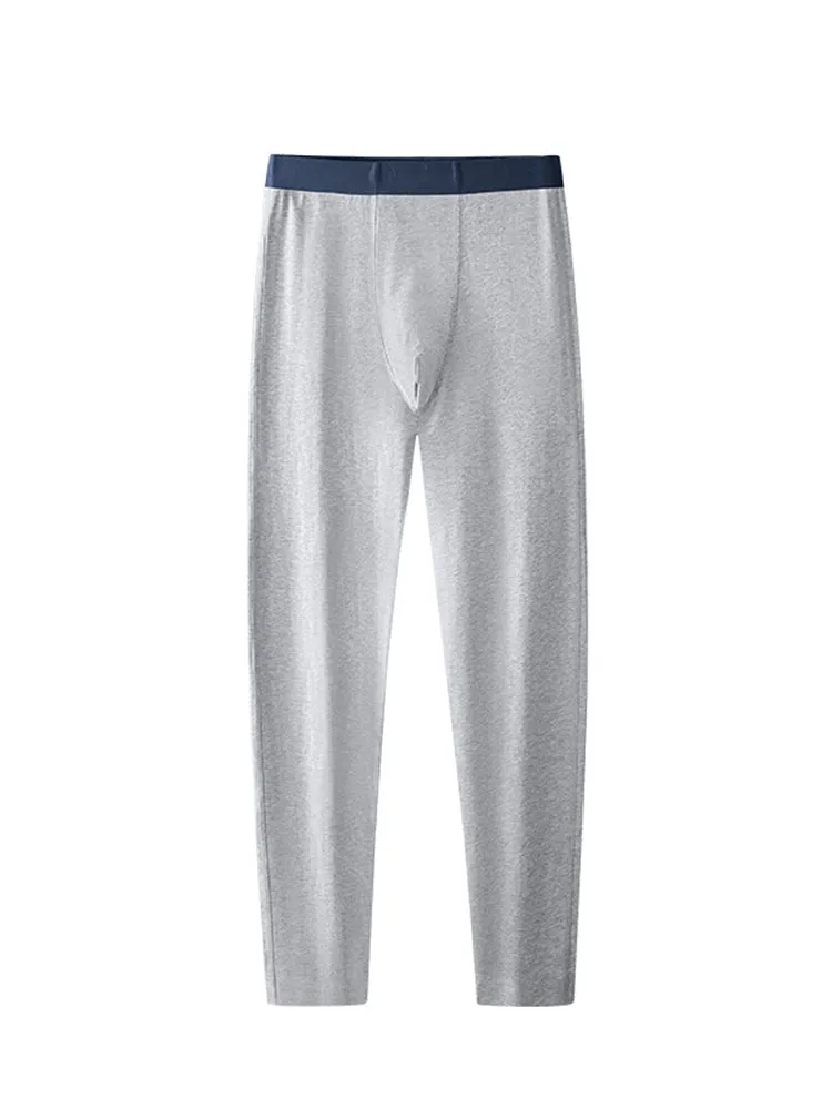 Seamless 2-in-1 Colored Cotton Men's Thermal Bottoms