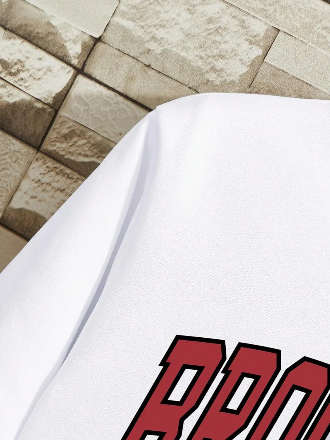 SHENHE Men's Oversized Crew Neck Graphic Letter Long Sleeve Sweatshirt Pullover Top