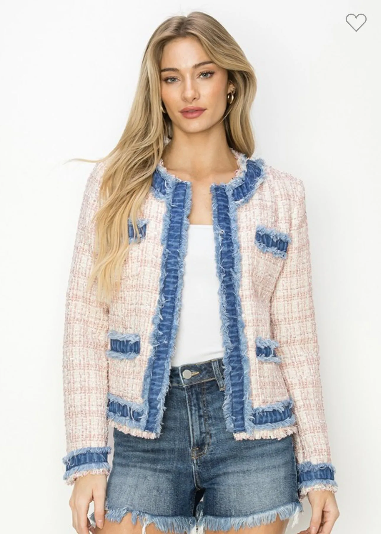 Stylish Tweed Blazer