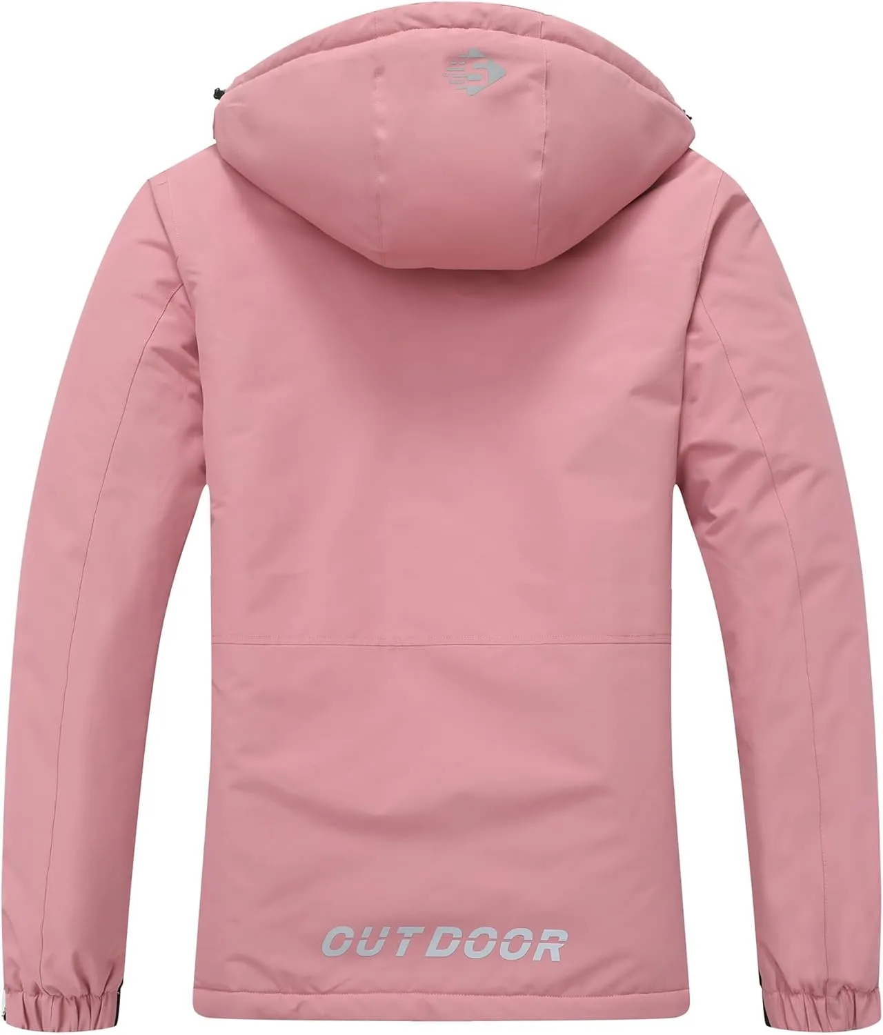 SUOKENI Women's Waterproof Ski Jacket Warm Winter Coat Snowboard Rain Jacket Hooded Windbreaker