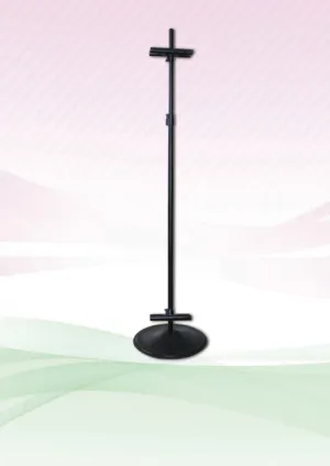 T-Bar Poster display (Round Base）