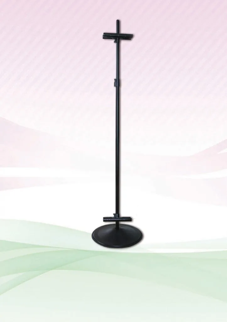 T-Bar Poster display (Round Base）