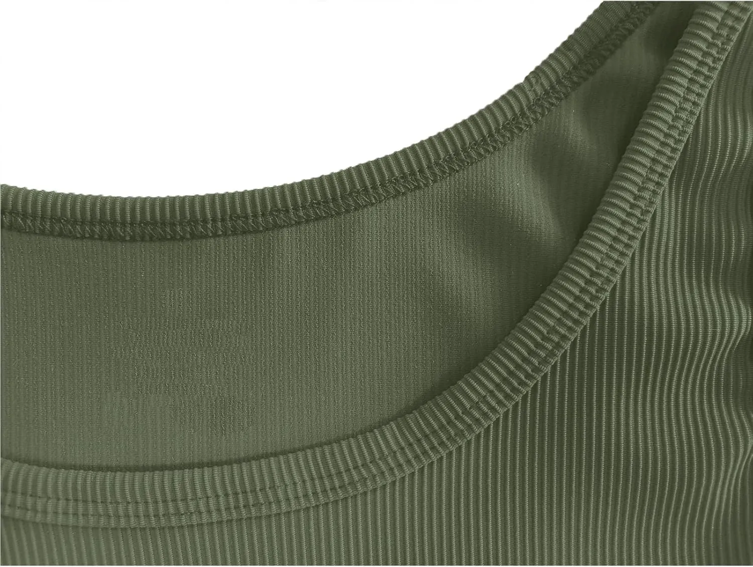 tagunop Women's Sleeveless Tank Tops Scoop Neck Basic Cami Tee Shirts Casual Ribbed Slim Fitted Top