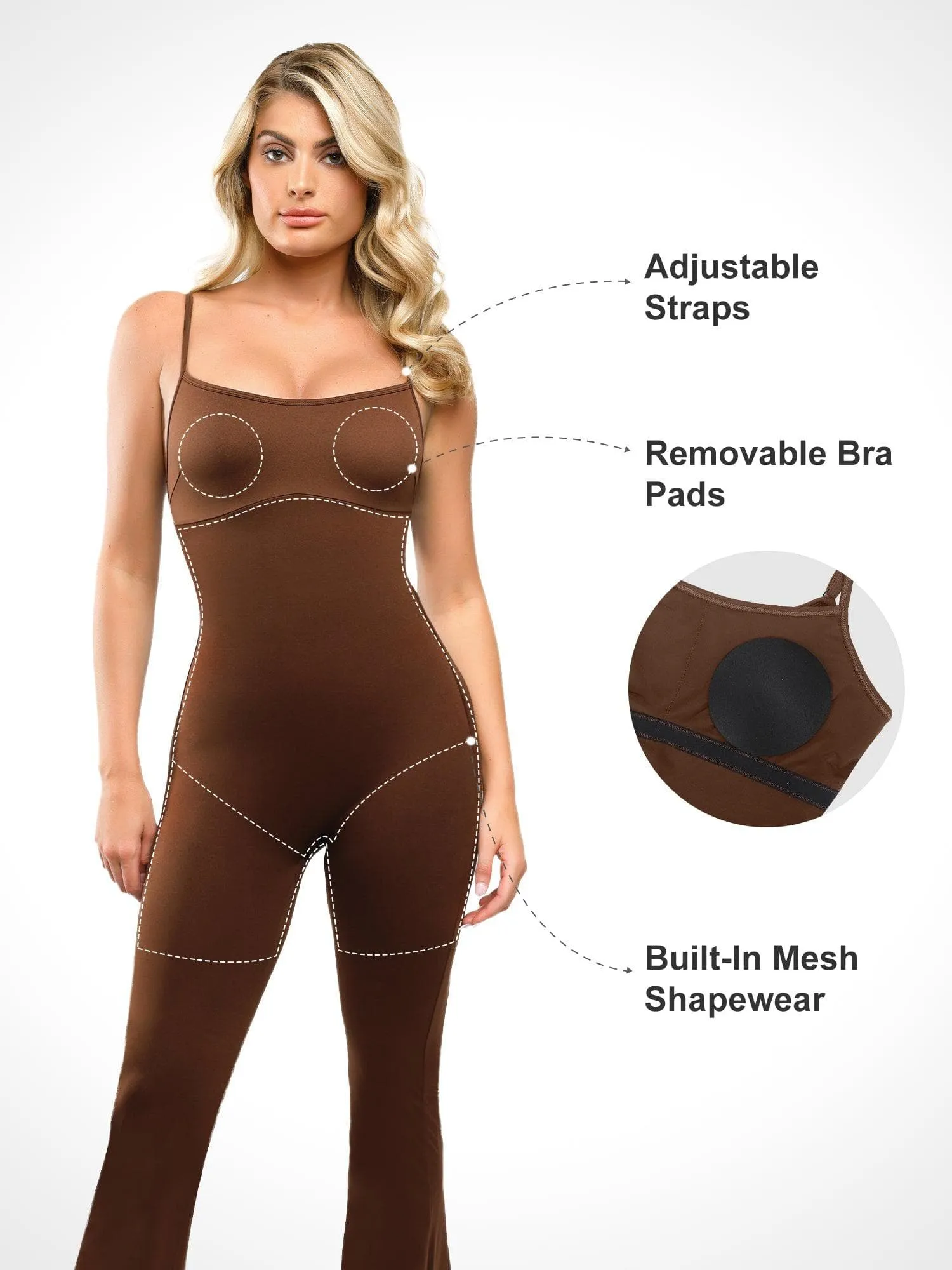 The Shapewear Jumpsuit One Piece Thigh Slimming