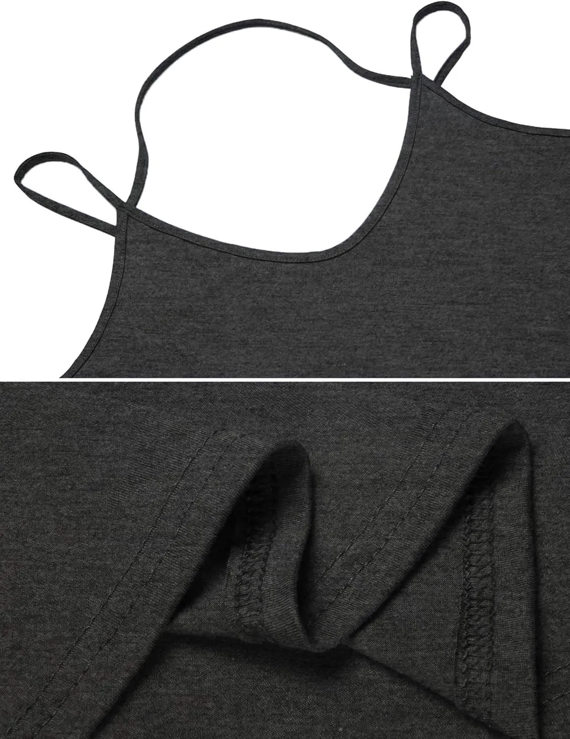 Tobrief Women's Sexy V Neck Halter Spaghetti Strap Backless Cami Tank Top