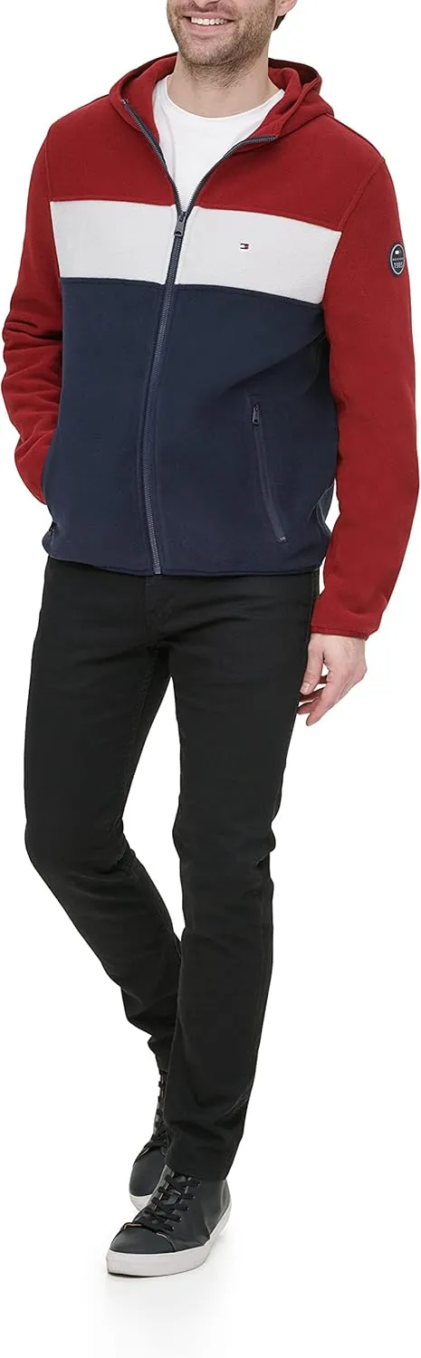 Tommy Hilfiger Men's Hooded Polar Fleece Jacket