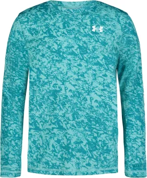 Under Armour Boys' Outdoor Long Sleeve Tee, Stylish Crew Neckline, Logo & Printed Designs, UPF 50 