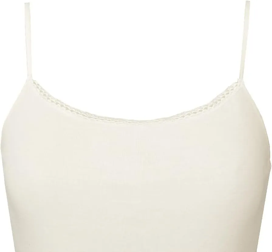 Vest top laccino Woman Camisole 85% Wool and 15% Silk Article 07637E