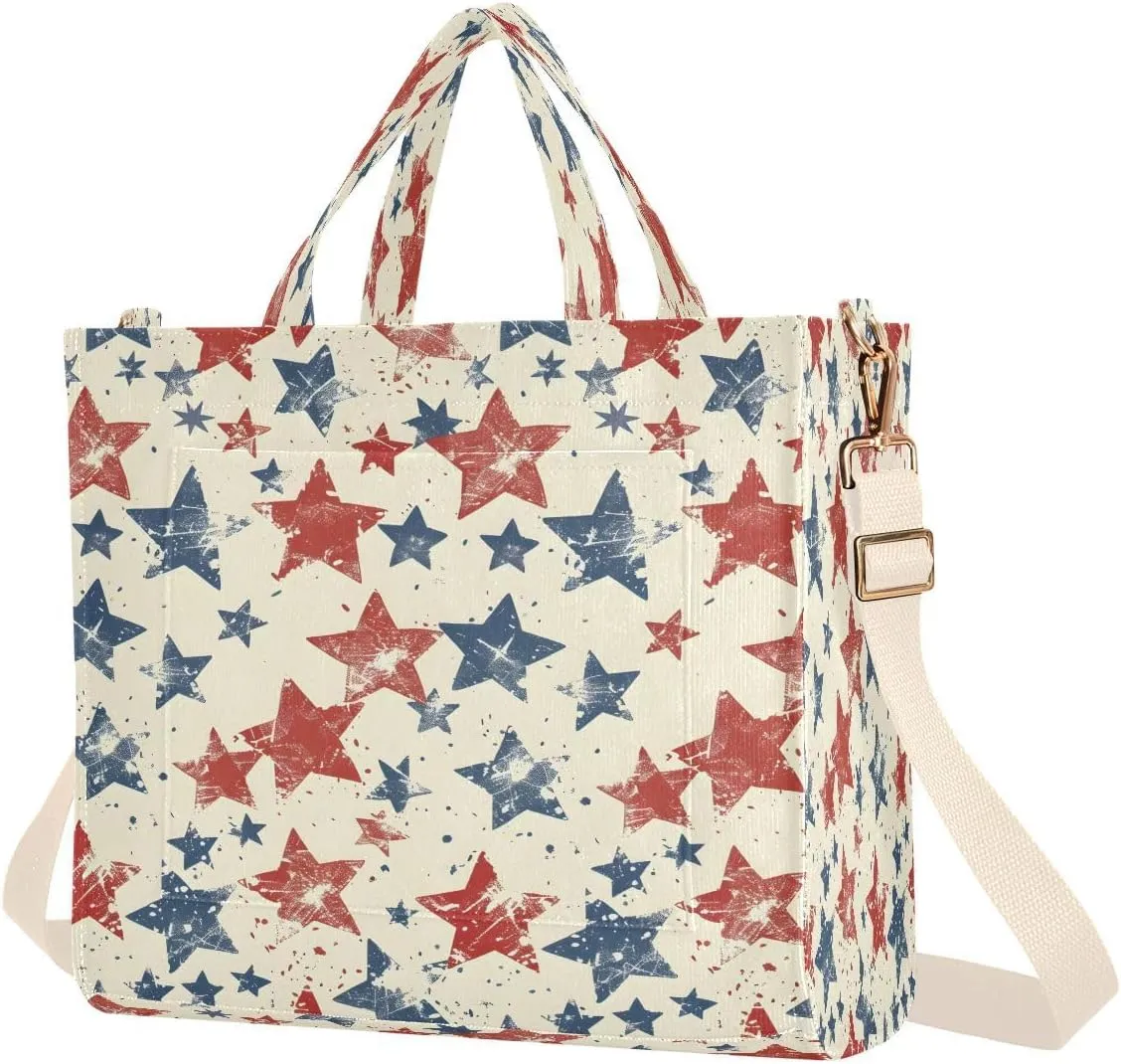 Vintage Stars Women's Tote Handbags Top Handle Satchel Shoulder Bag Crossbody Bag