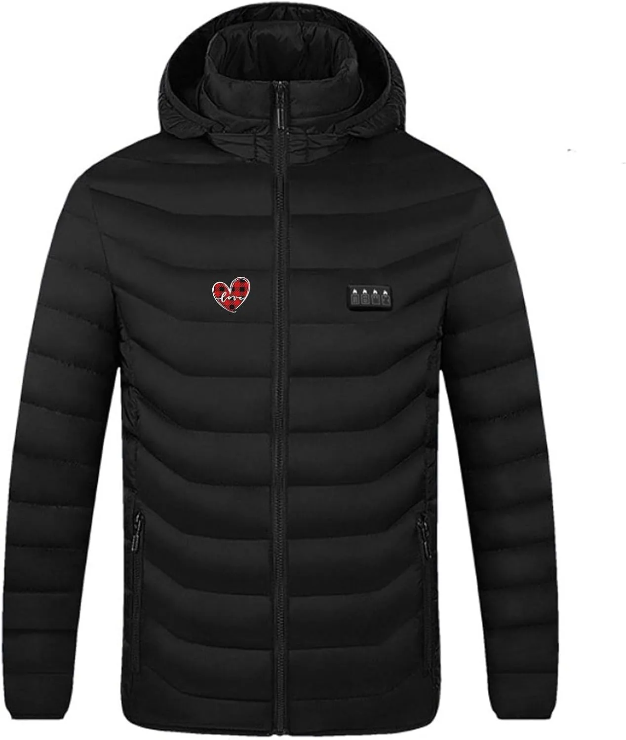 Women Men Heated Jacket, 4 Heating Modes 19 Heating Zones Winter Thermal Coats Cold Weather Ski Fishing Gear