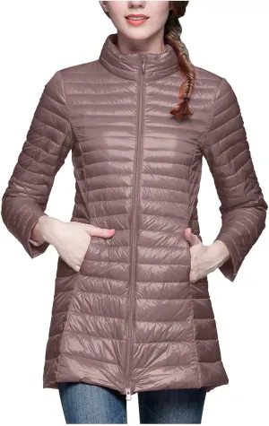 Women Thicken Fleece Lined Padded Jacket Warmth Tops Skimpy Padded Coat Quilted Jackets Plus Size 2024 Heated Jacket Slimming with Hood Mid Length Trendy Fuzzy Padded Jacket Winter Coat